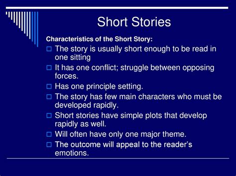 story characteristics|Iba pa.